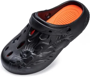 Mr Right Women's Closed Toe Mules Men's Work Clogs Slip Resistant Foam Beach Shoes Waterproof Garden Clogs with Thick Sole Arch Support