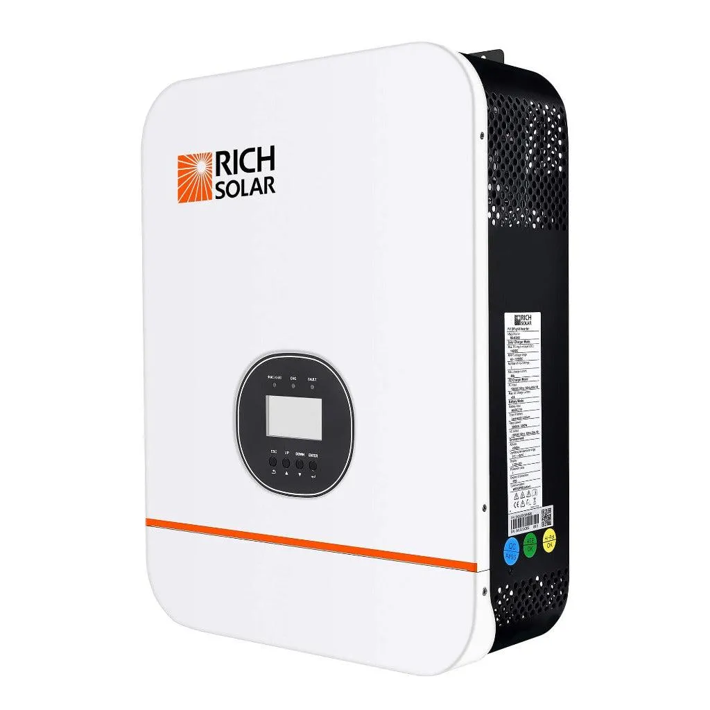 NOVA 3K | 3000 Watt (3kW) 48 Volt Off-Grid Hybrid Solar Inverter | Premium 3000W 48V Hybrid Inverter for RVs, Cabins, Tiny Homes, Off-Grid | Top Rated