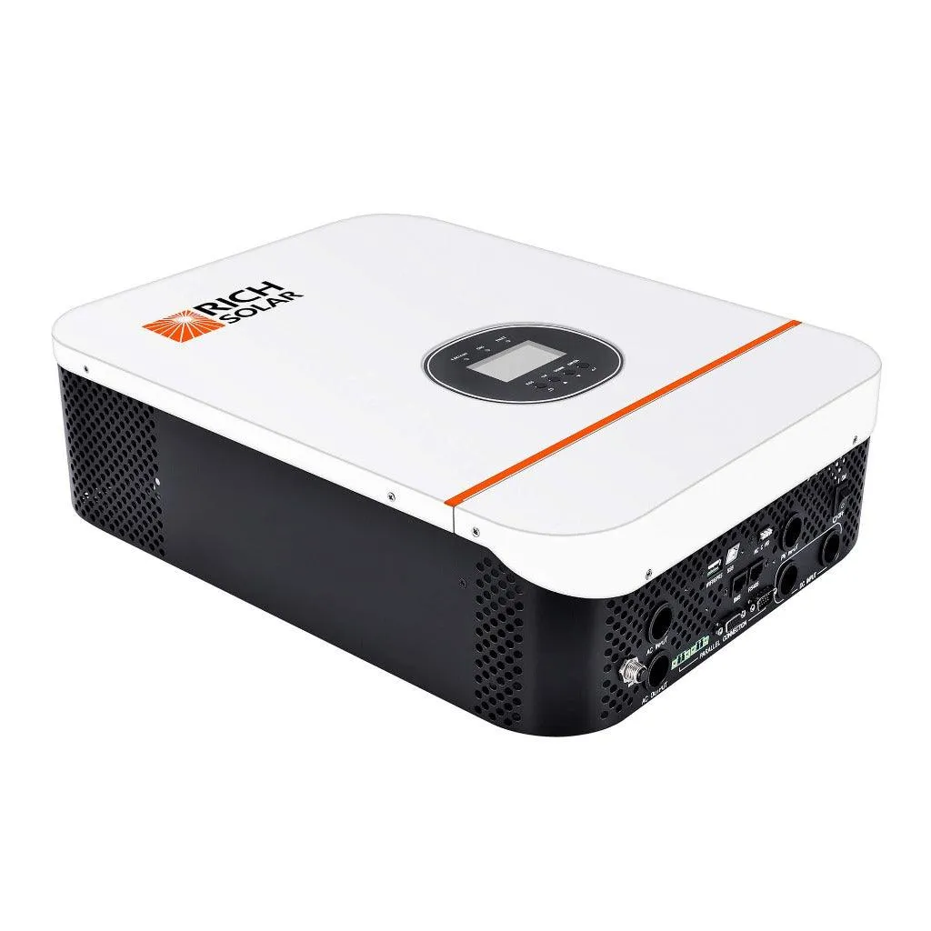 NOVA 3K | 3000 Watt (3kW) 48 Volt Off-Grid Hybrid Solar Inverter | Premium 3000W 48V Hybrid Inverter for RVs, Cabins, Tiny Homes, Off-Grid | Top Rated
