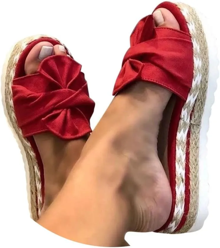 peqiut Orthopedic Sandals for Women Arch Support Beach Slides Flatform Platform Sandals Women Fashion Lightweight Sandals Women