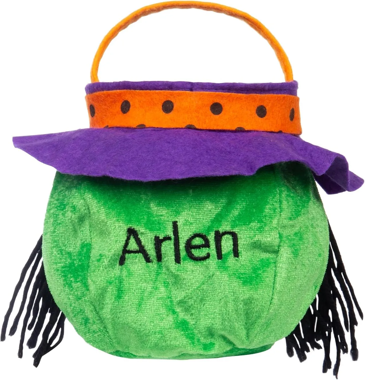 Personalized Halloween Trick or Treat Bags for Kids Halloween Candy Bags Halloween Custom Name Embroidered Candy Basket