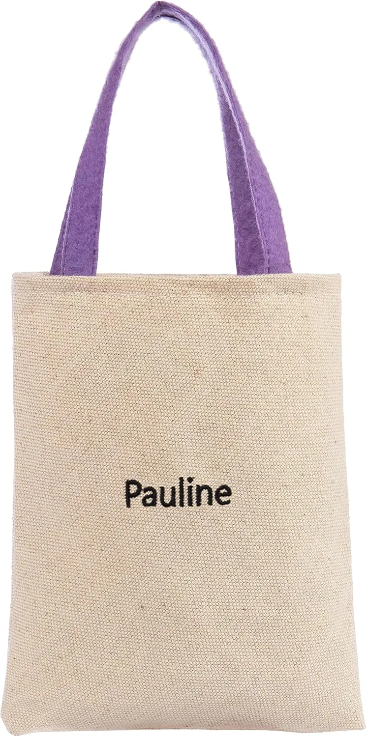 Personalized Halloween Trick or Treat Bags for Kids Halloween Candy Bags Halloween Custom Name Embroidered Candy Basket