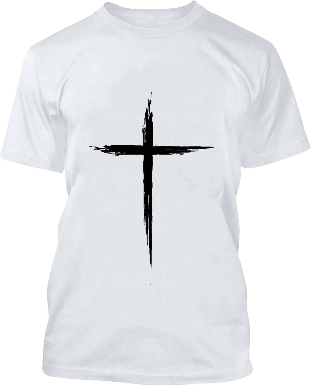 Religious Shirts for Men Christian Good Friday Shirt Funny 3D Graphic Faith Jesus Cross Print Short Sleeve Workout Tee Tops