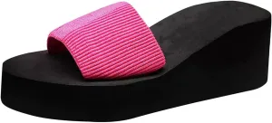 Sandals for Women Comfortable Yoga Mat Non-Slip Women's Slide Sandal Casual Summer Arch Support Beach Slippers Dressy