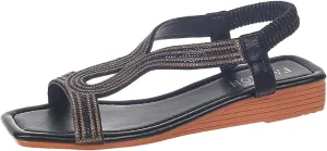 Sandals for Women Women's Cross Strappy Sandals Orthopedic Sandals Flat Sandals for Women Open Toe Slingback Shoes