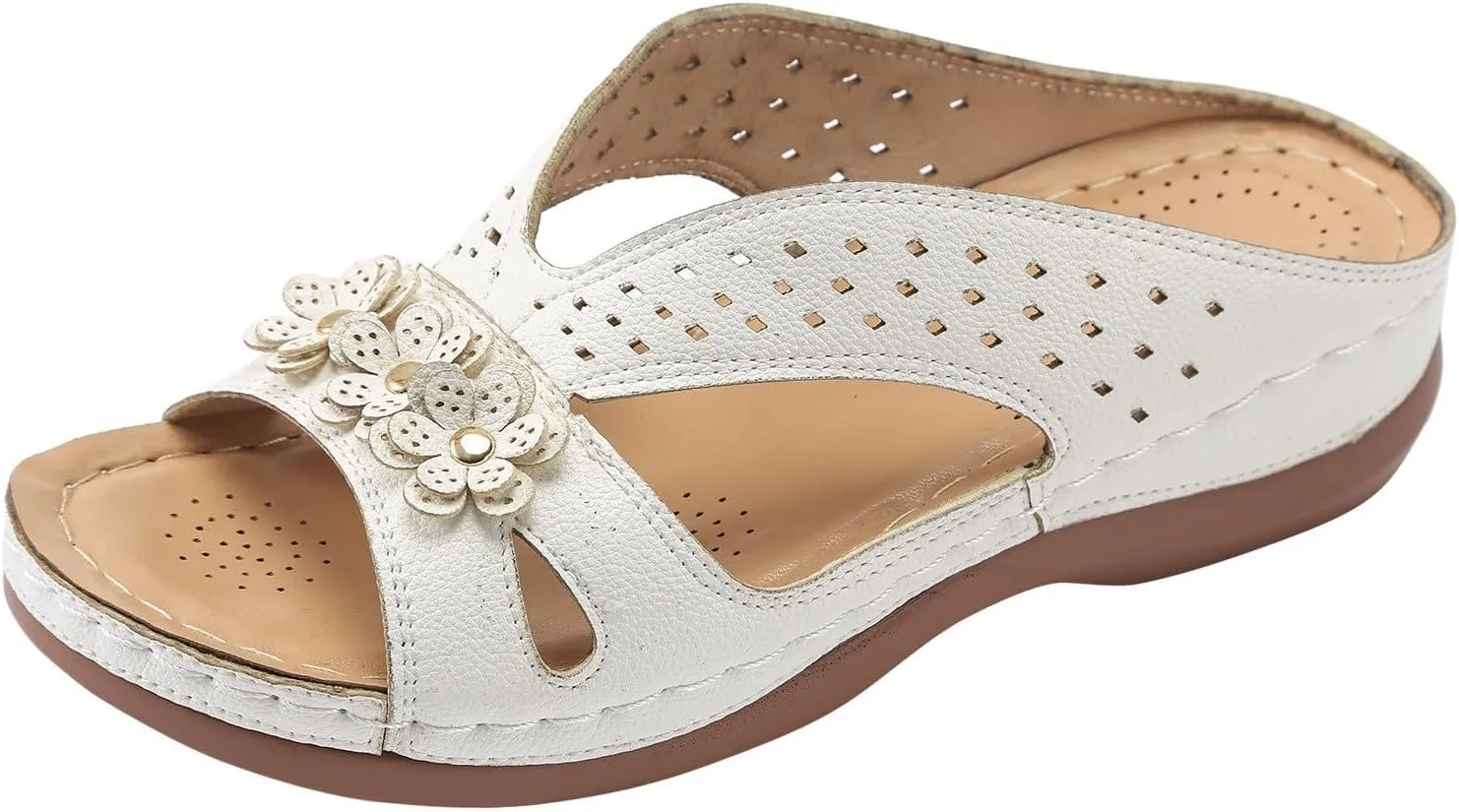 Sandals Wedge for Women Wedge Sandals for Women Slip on Summer Shoes for Womens 2025 Womens Sandal Comfortable
