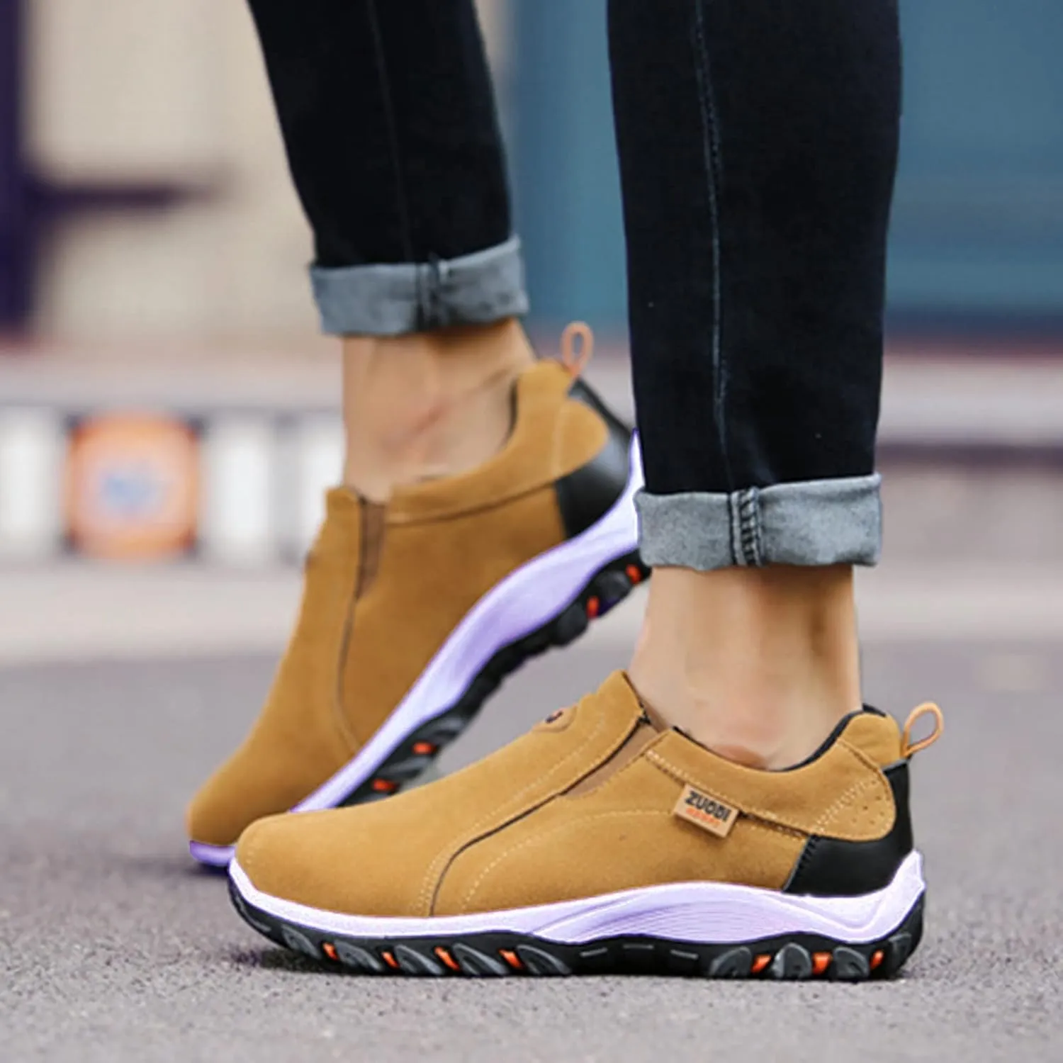 SBGMoSJ White Sneakers for Women Slip On Womens Black Tennis Shoes Slip Ons Casual Shoes for Women Sneakers White Sneakers for Women Wide Toe Box Zapato Ortopedico para Mujer Negro