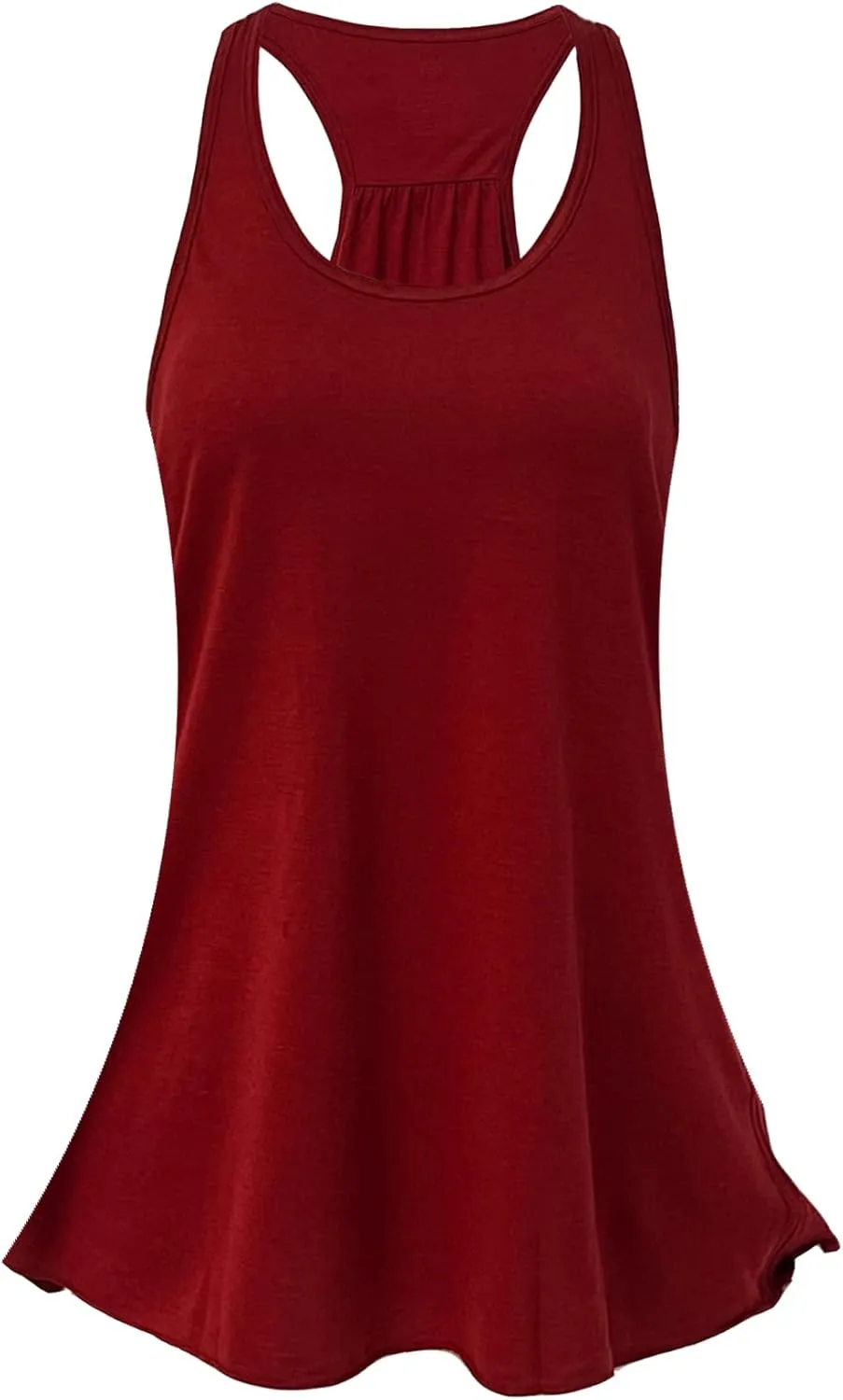 SepiMeli Flowy Triblend Racerback Tank Top Regular and Plus Sizes for Women