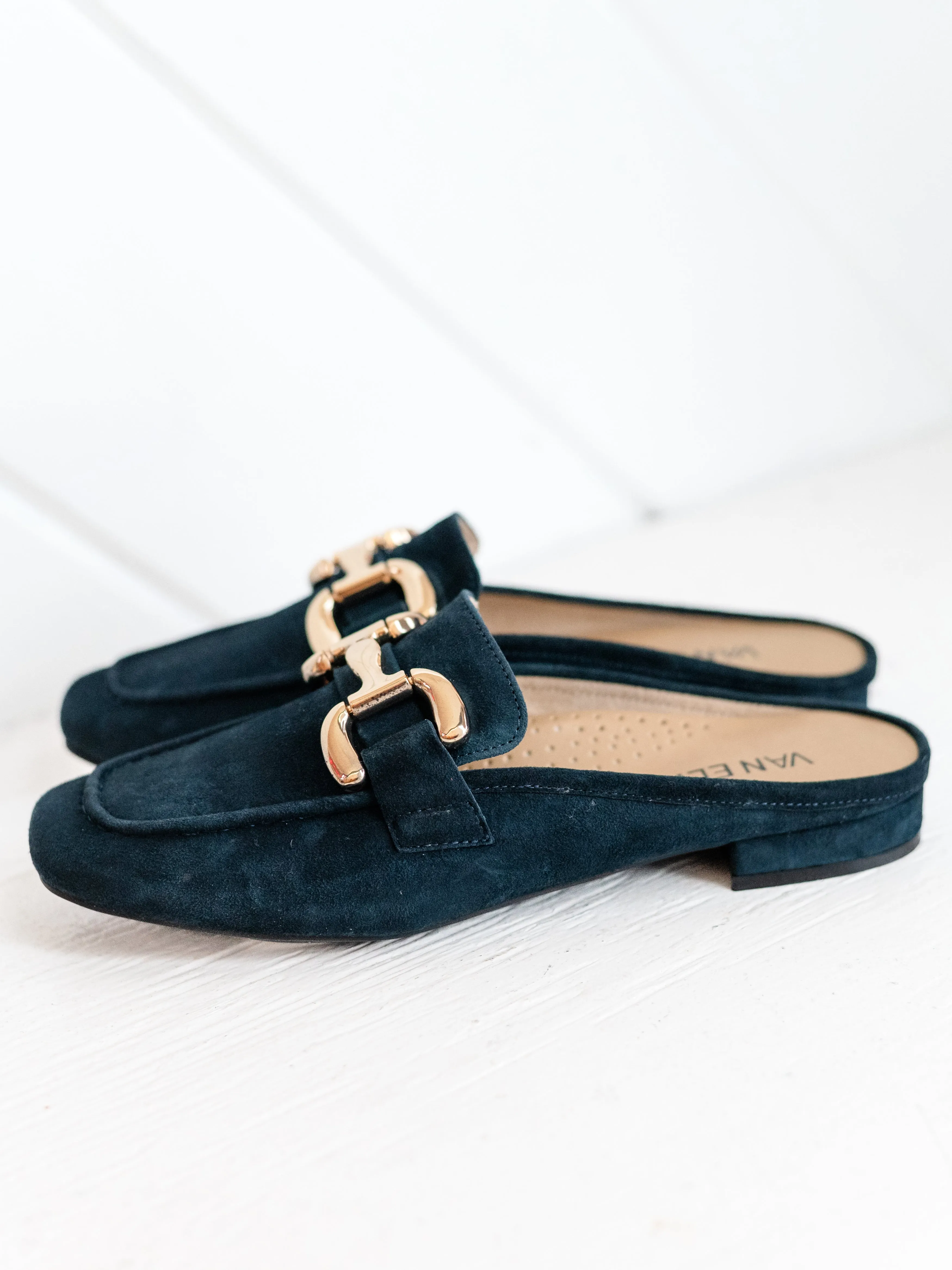 Shaine Navy Suede by Vaneli