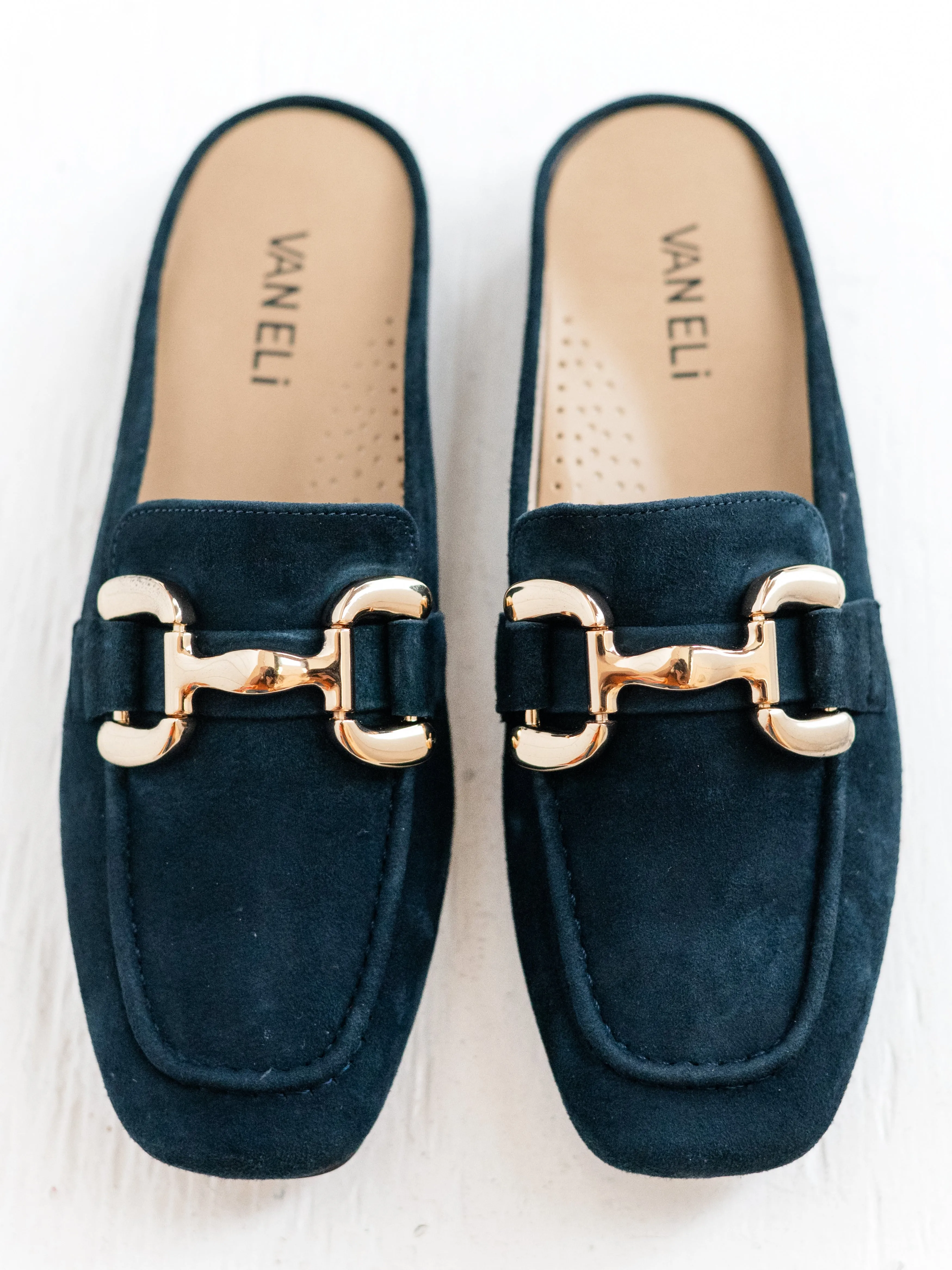 Shaine Navy Suede by Vaneli