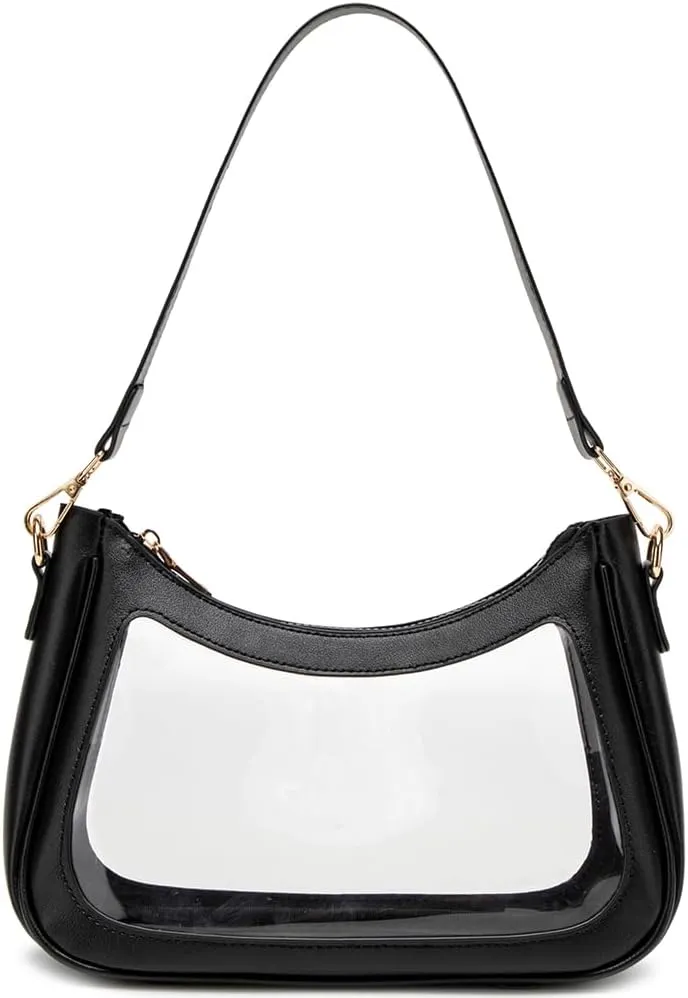 Shoulder Bags for Women, Cute Hobo Tote Handbag Mini Clutch Purse with Zipper Closure