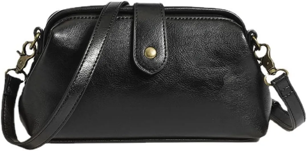 Shoulder Bags for Women PU Leather Satchel Crossbody Bag Magnetic Buckle Cute Purses and Handbags