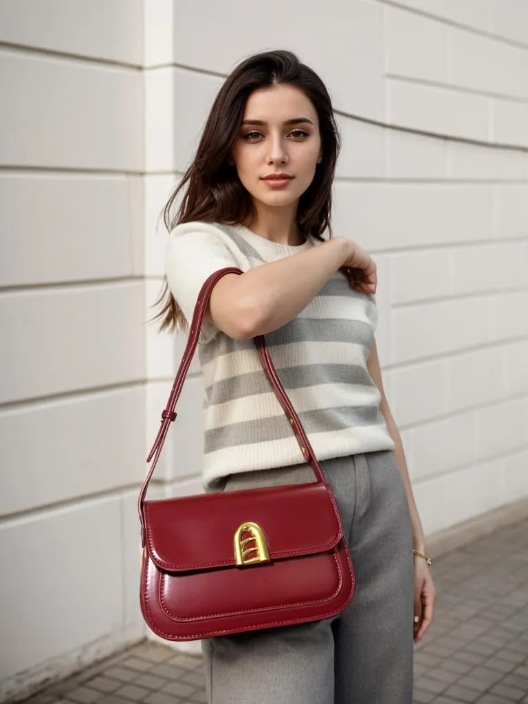 Shoulder Bags for Women Y2k Trendy Purse and Handbags Small Crossbody Bag Leather Hobo Handbag