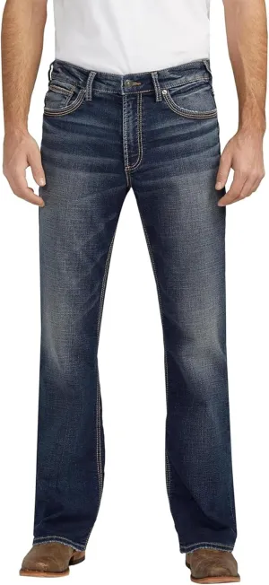 Silver Jeans Co. Men's Zac Relaxed Fit Straight Leg Denim Jeans