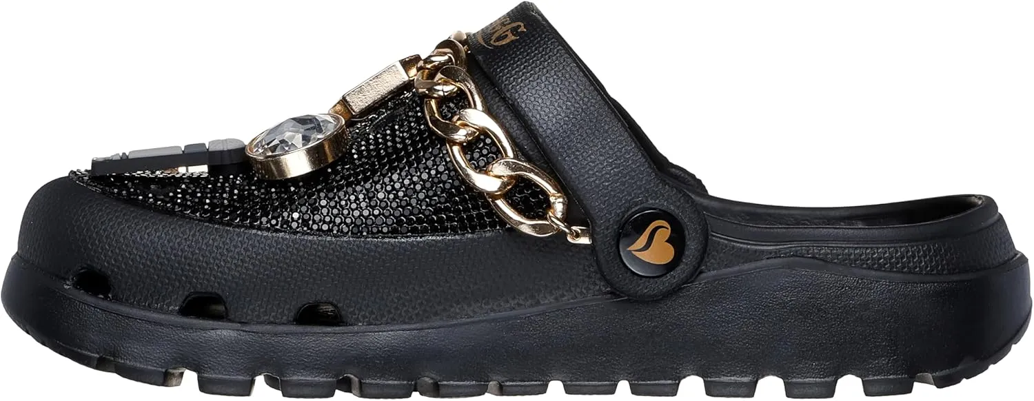 Skechers Women's Snoop Dogg: Arch Fit Footsteps-Rolling N Gold Clog