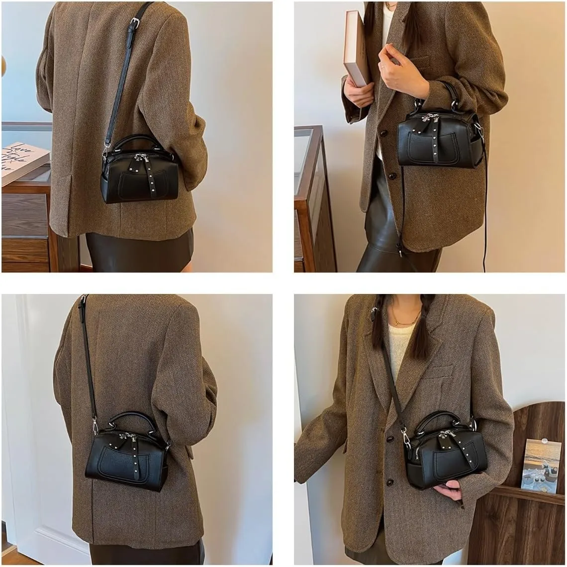 Small Crossbody Purse Leather Shoulder Bags for Women Womens Hobo Bag Leather Handbags Purses