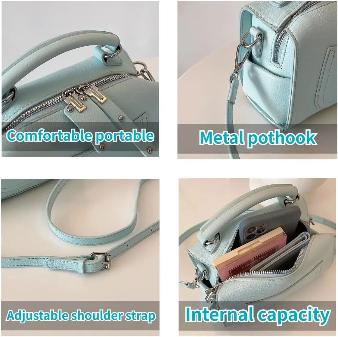 Small Crossbody Purse Leather Shoulder Bags for Women Womens Hobo Bag Leather Handbags Purses