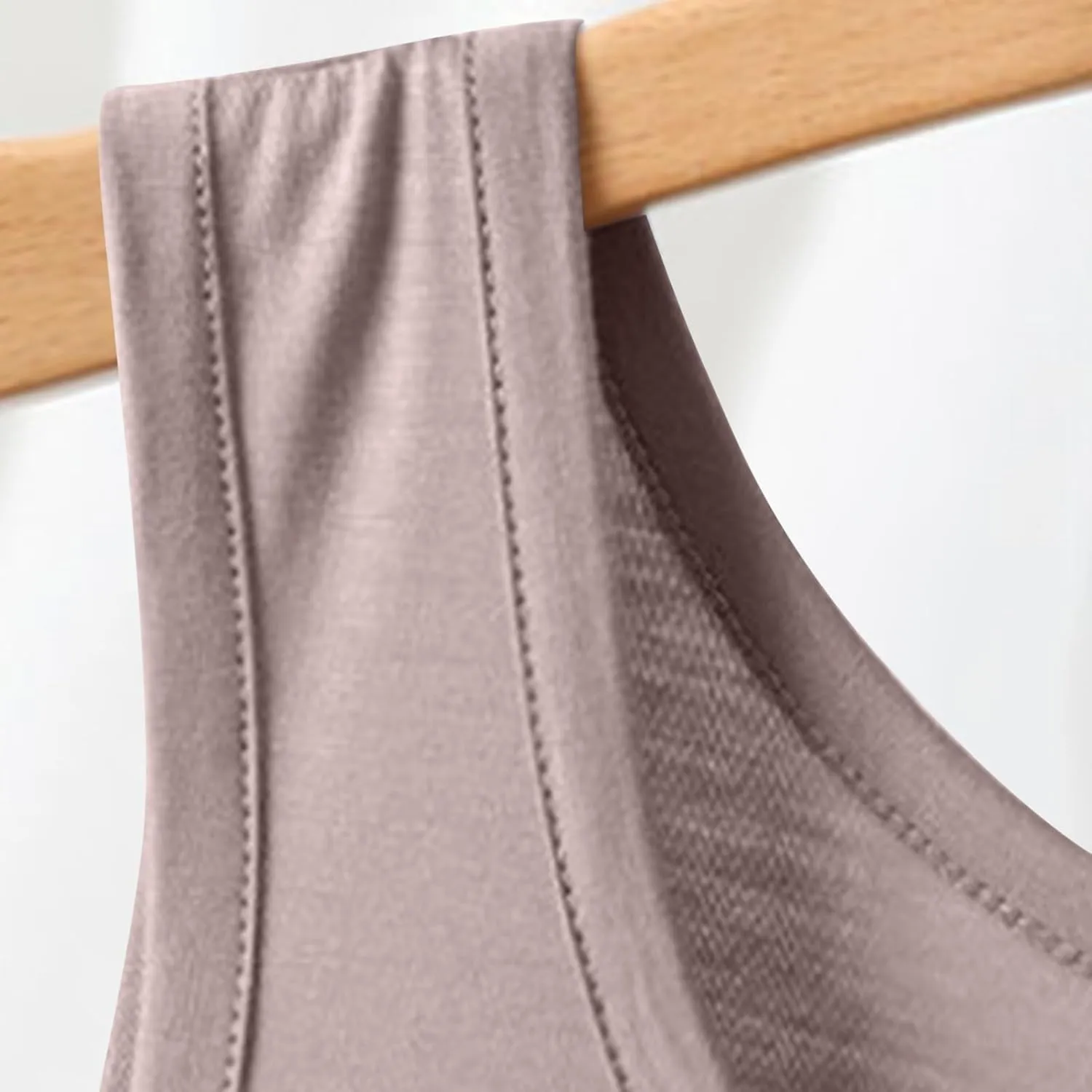 Solid Soft Sleeveless Undershirt for Women Basic Layer Tank Top Stretch Casual Camisole Slim Fit Layering Tanks