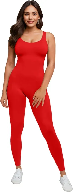 speerise Women Slimming Sleeveless Bodysuit Tank Leotard Jumpsuits Romper for Women, Girls for Gym, Yoga, Workout, Ballet