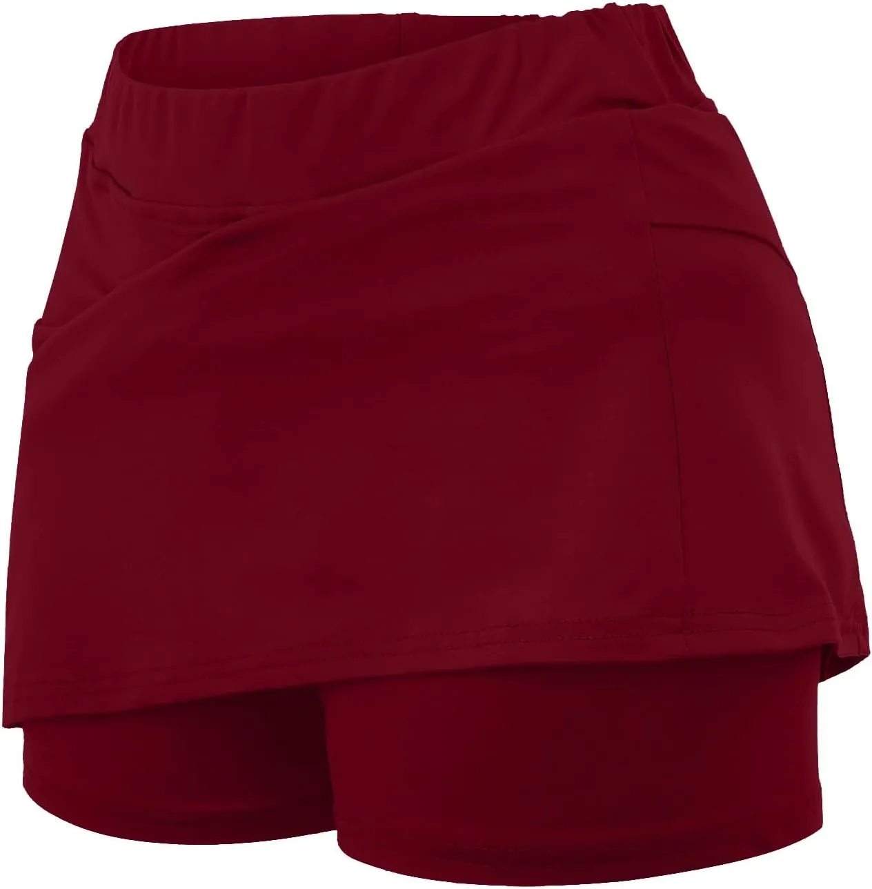 Summer Skirt Shorts for Women Plus Size Skort for Women Ladies Culottes Athletic Skirts with Pockets Tummy Control
