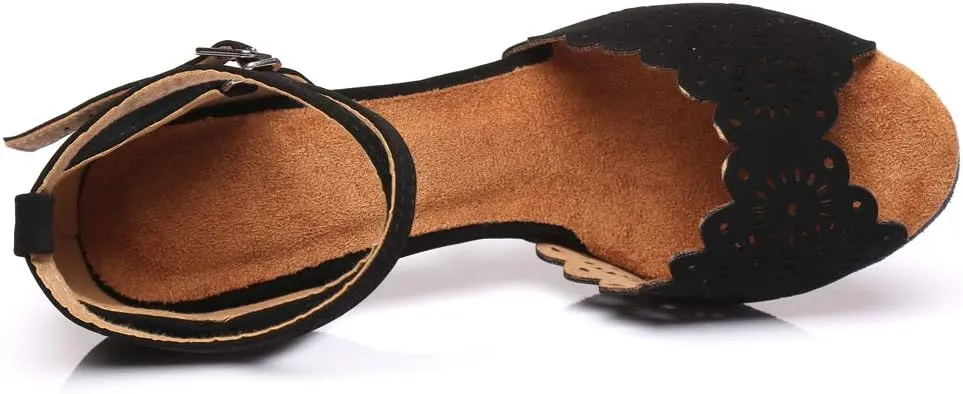 SWDZM Women's Standard Latin Dance Shoes,Salsa,Performance,Dancing Shoes Ballroom Model-L298