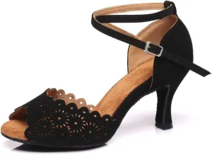 SWDZM Women's Standard Latin Dance Shoes,Salsa,Performance,Dancing Shoes Ballroom Model-L298