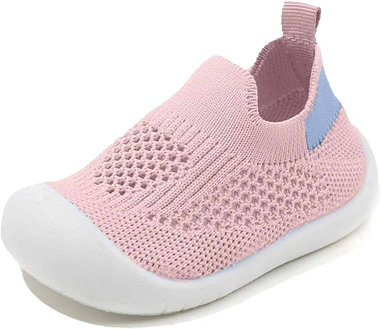 Toddler Boy Girl Mesh Sneakers Baby Knitted Walking Shoes Infant Soft Sole Trainerslittle Kid Breathable Outdoor Shoes