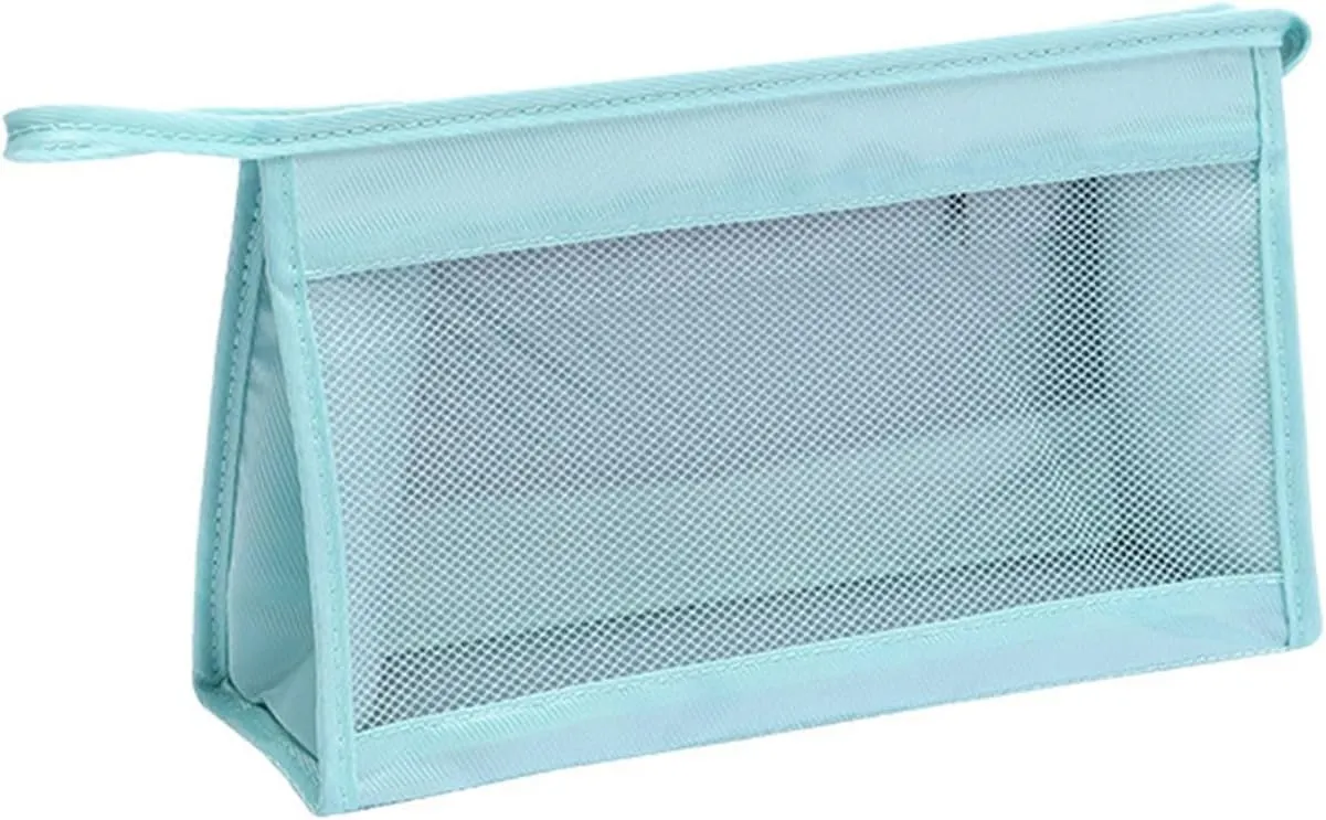 Travel Toiletry Bag For Women And Men Water Shaving Bag For Toiletries Accessories Foldable Storage Bags Cosmetics Tools Portable Toiletry Bag Business Travel Toiletry Bag (Blue, One Size)