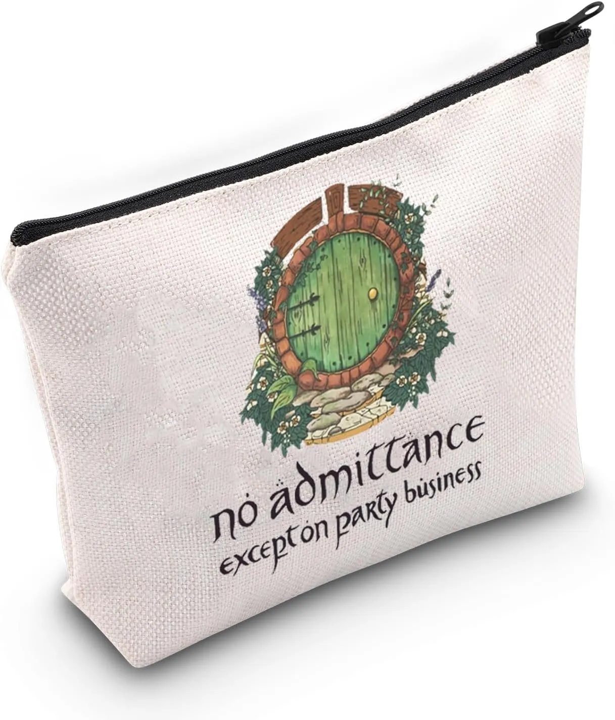 TSOTMO Movie Merchandise Zipper Cosmetic Bag Rings Movie Book Gift For Rings Fans (admittance)
