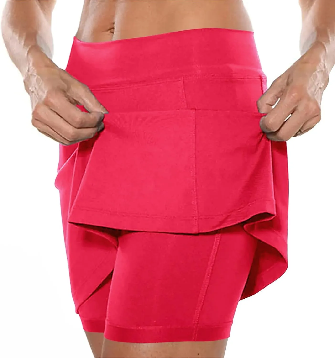 Versatile Skorts for Women, Women's Casual Athlete Tennis Skirts, Sports Lightweight Golf Workout Skort with Pockets