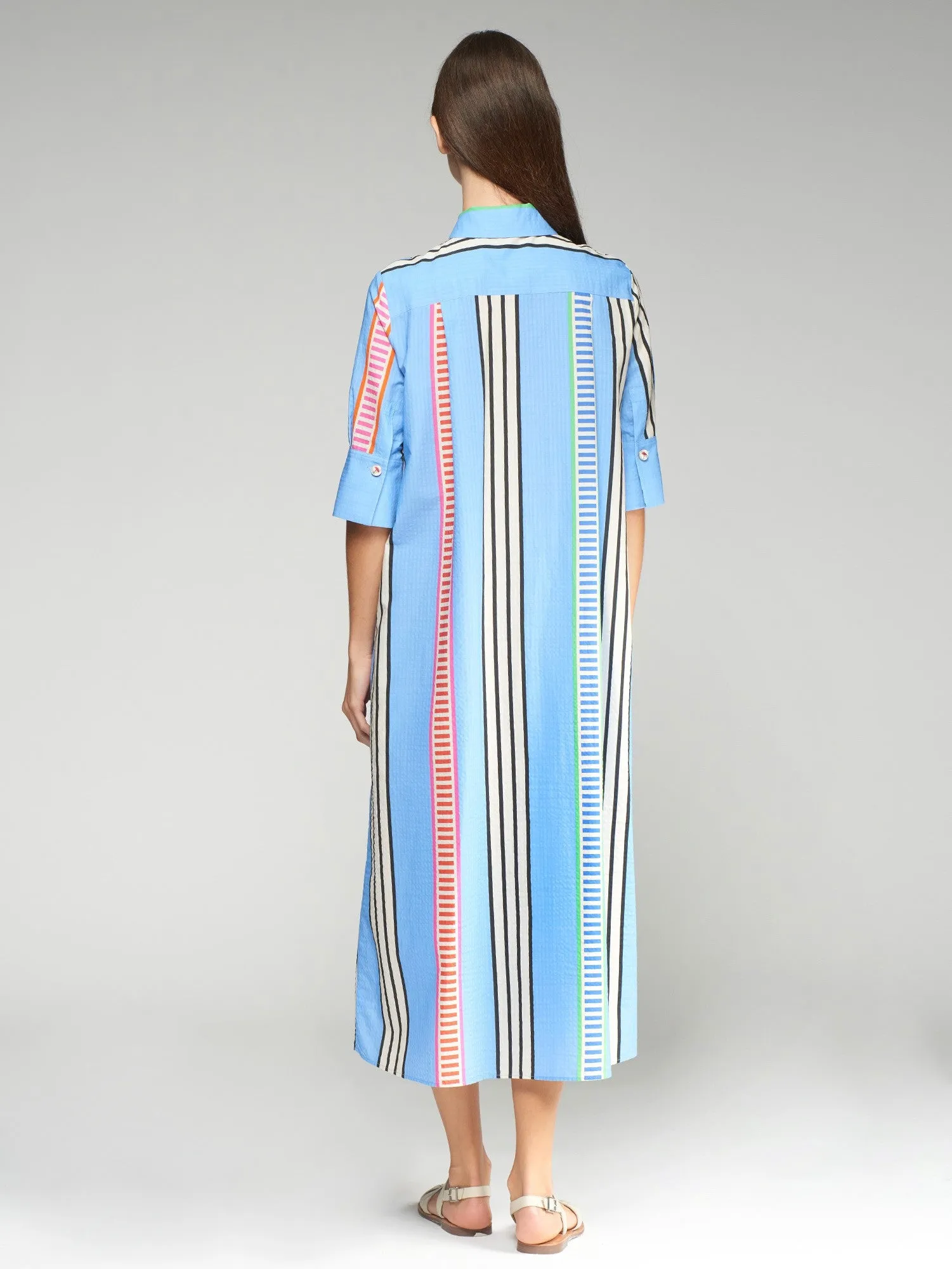 Vilagallo Veizzy Seersucker Dress