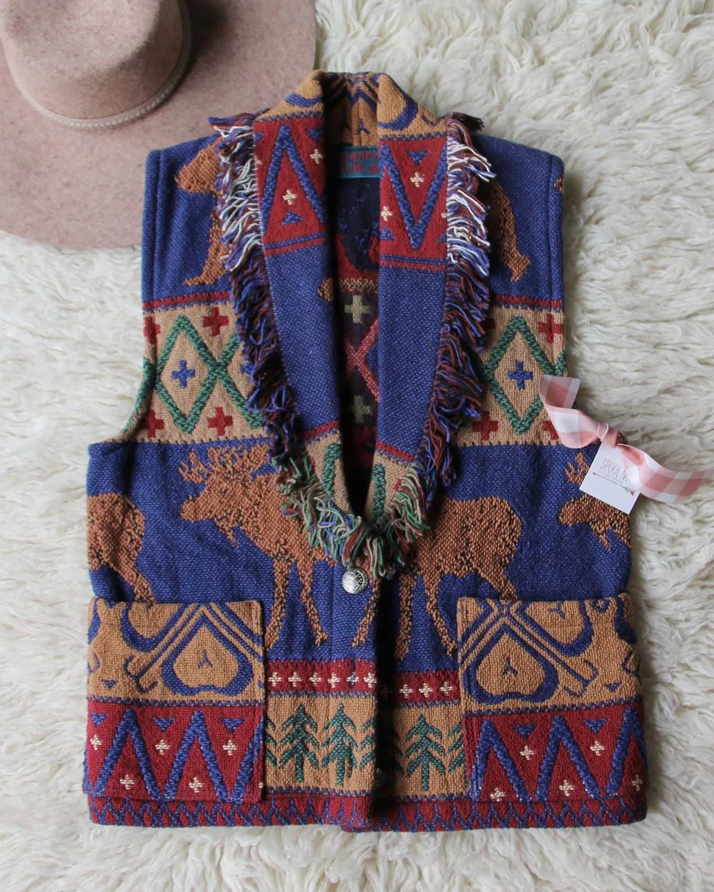 Vintage Country Life Sweater Vest