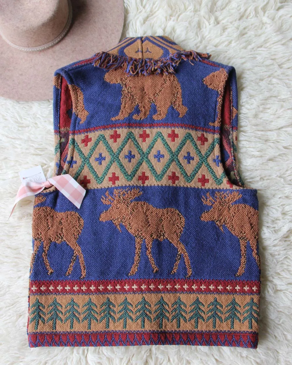 Vintage Country Life Sweater Vest