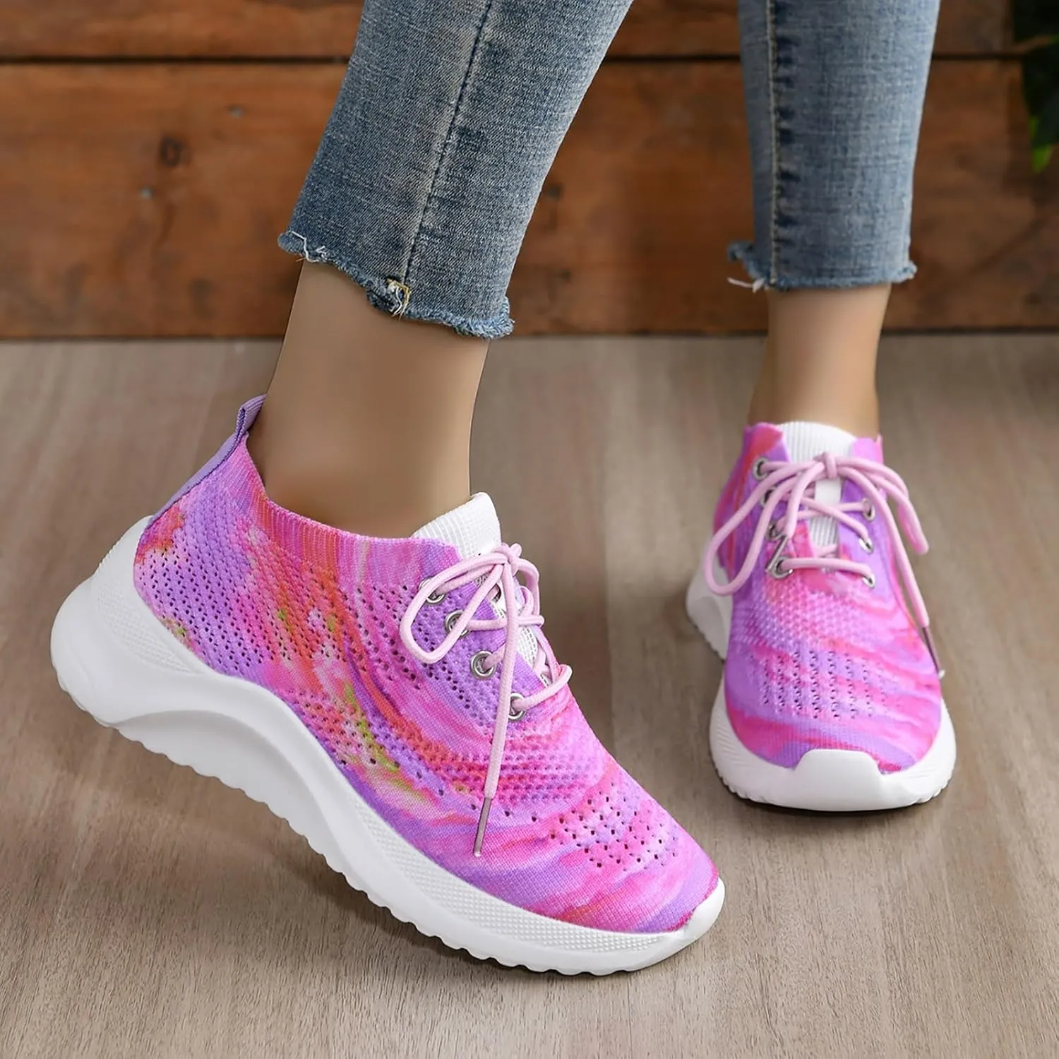 Walking Shoes Women Wide 9.5 Women's Non Slip Work Shoes Wide Width Walking Shoes for Women Wide Width Size 8w Womens High Top Sneakers Women's Size 8 Non Slip Work Shoes