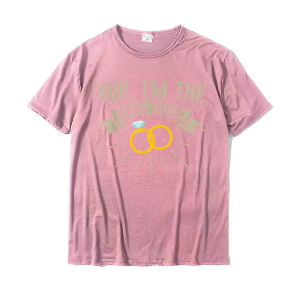 Wedding Shirts Ring Bearer Dude Funny Tees Men Boys Gifts T-Shirt Leisure Cotton Mens Tops Shirt Printed Classic T Shirts