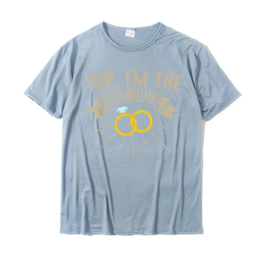 Wedding Shirts Ring Bearer Dude Funny Tees Men Boys Gifts T-Shirt Leisure Cotton Mens Tops Shirt Printed Classic T Shirts
