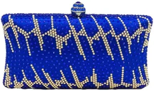 Women and Ladies Handbag Evening Clutch Bag Rhinestones Shoulder Bags for Prom Wedding Party