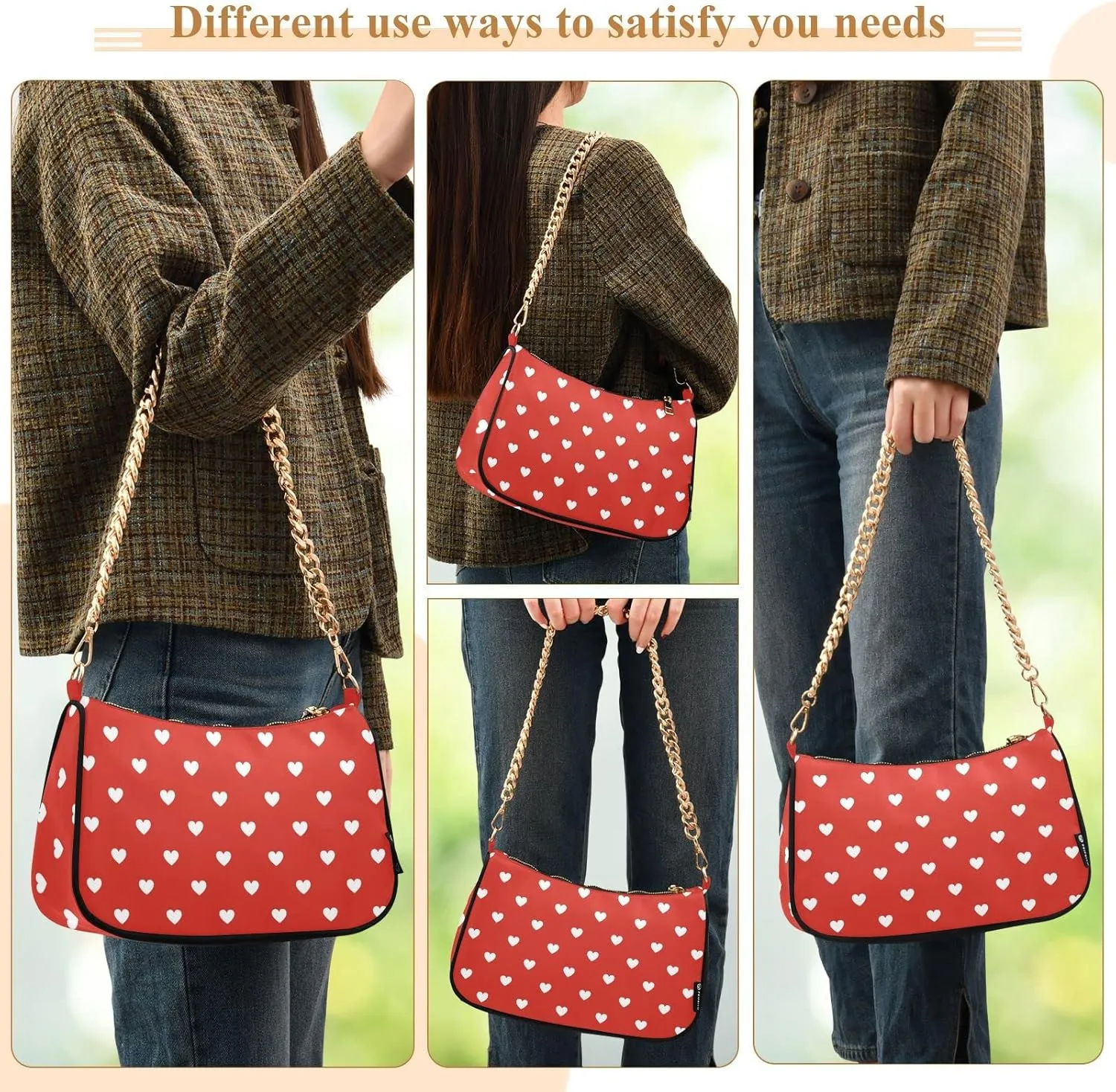 Women Shoulder Bag Crossbody Tote Handbag Chain Bag