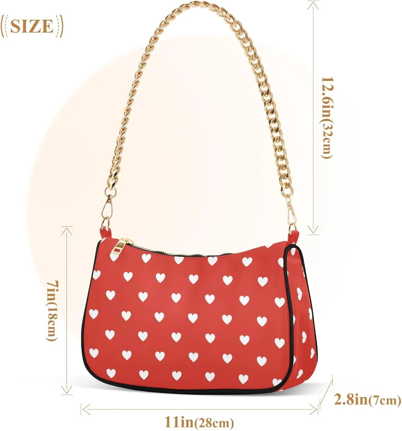 Women Shoulder Bag Crossbody Tote Handbag Chain Bag