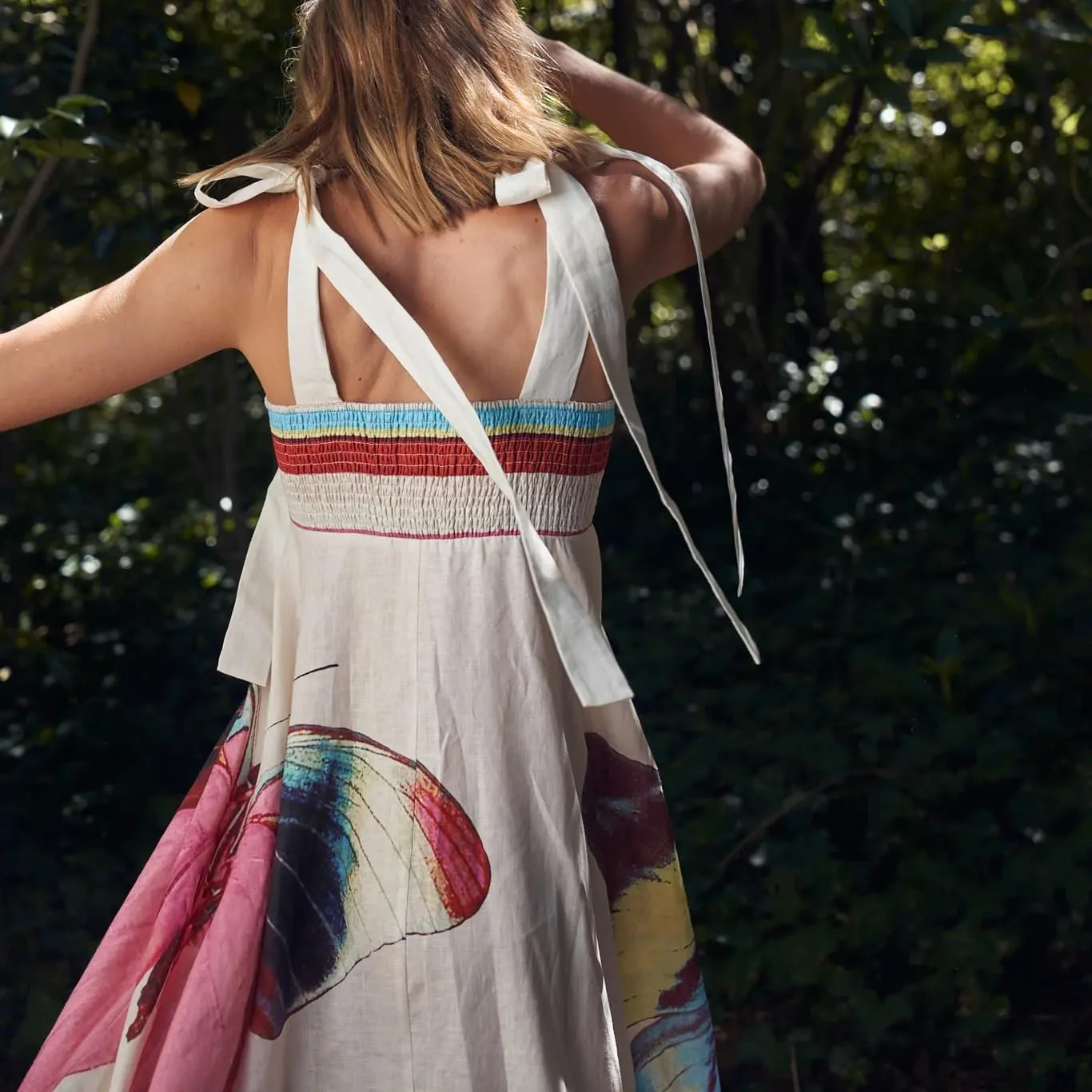 Women Y2k Boho Maxi Dress Vintage Tie Floral Sleeveless Flowy Dress Summer Cutout Beach Vacation Going Out Streetwear