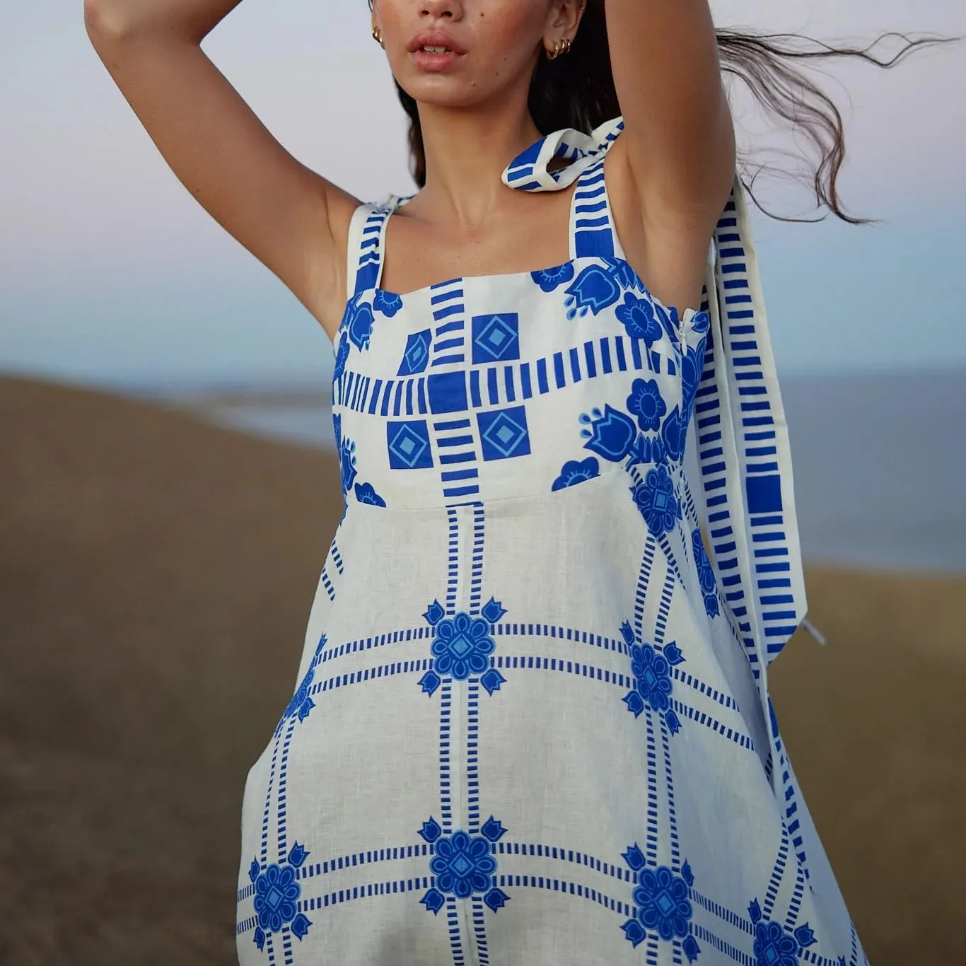 Women Y2k Boho Maxi Dress Vintage Tie Floral Sleeveless Flowy Dress Summer Cutout Beach Vacation Going Out Streetwear