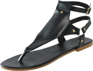 Women's Flat Sandals 2024 Thong Sandals For Women Open Toe Shoes Flat Beach Sandals Ladies Buckle Strap Flip Flops Shoes