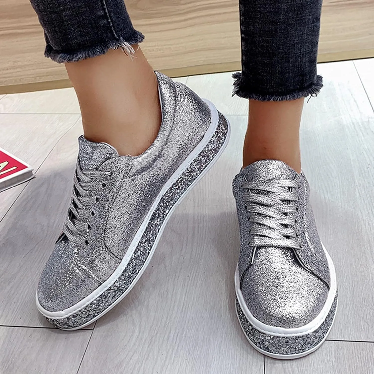 Womens Running Shoes 8.5 Black Zapatos Plataforma De Mujer Elegantes para Fiestas Negros Black Shoes Women Casual Walking Sneakers for Women with Arch Support and Comfort Tenis OrtopDicos para Mujer