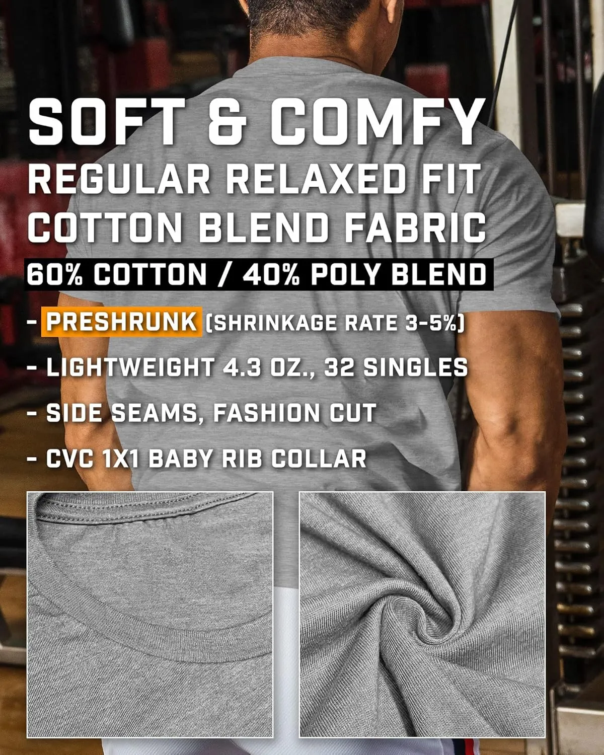 Workout Shirts for Men, The Heavier The Better Gym Shirt Funny Lifting T-Shirt
