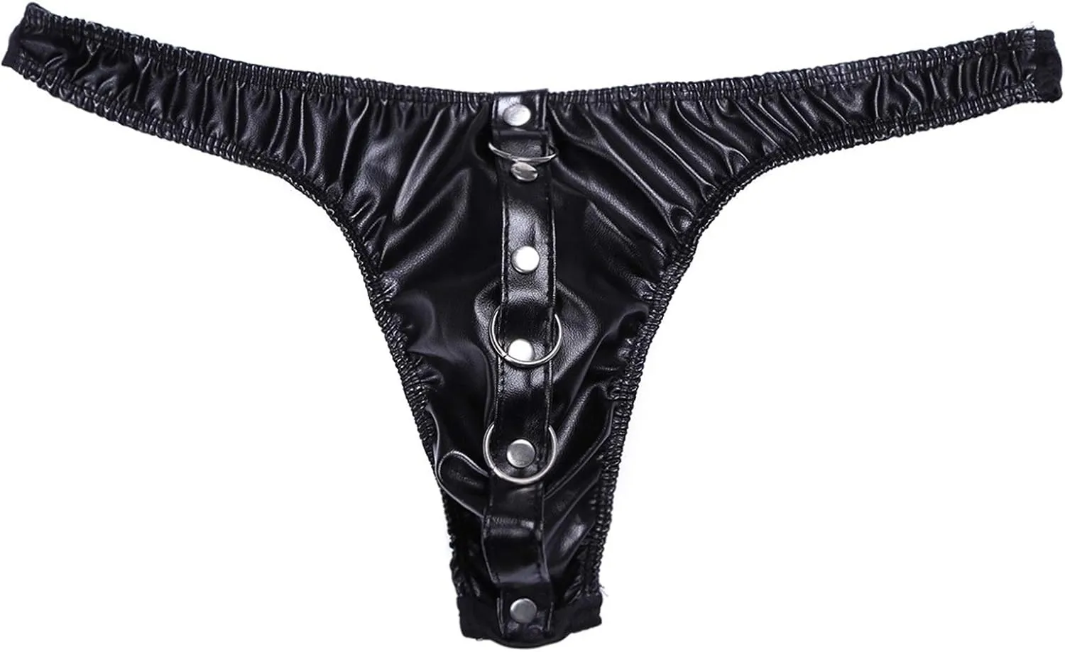 YINGJUN Swimwear Mens G-String Thongs Briefs Thongs Panties Swimming Suit Exotic Apparel (Color : Black, Size : Medium)