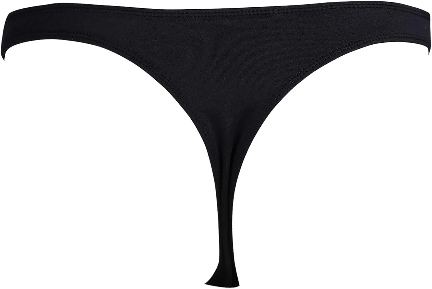 YINGJUN Swimwear Mens G-String Thongs Briefs Thongs Panties Swimming Suit Exotic Apparel (Color : Black, Size : Medium)