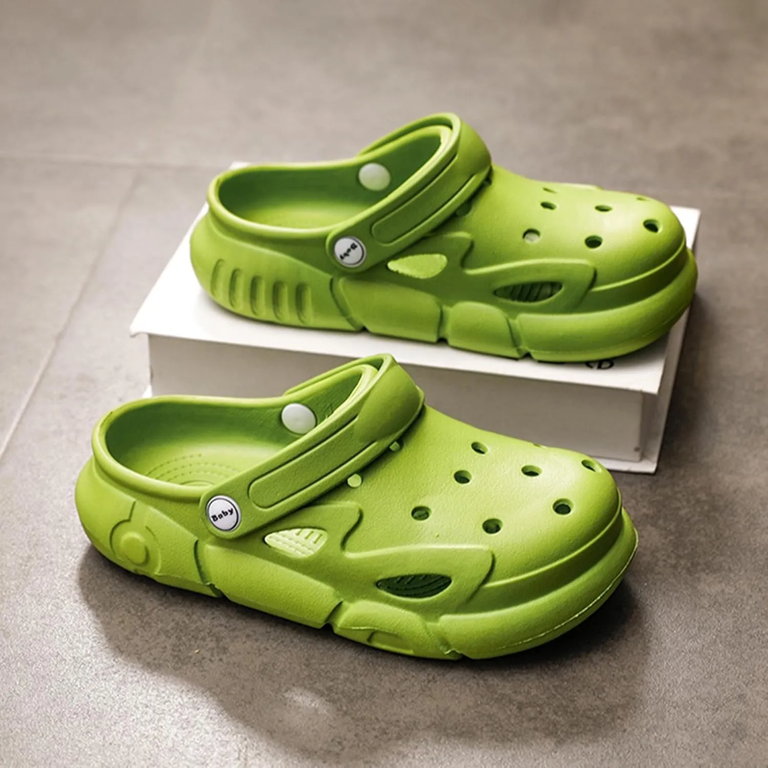 YUKTOPA Kids Clogs Shoes Boys Girls Non Slip Garden Shoes Water Shower Beach Pool Slides Sandals