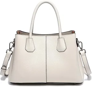 zency Off White Shoulder Bag Purses Satchel Handbags For Women