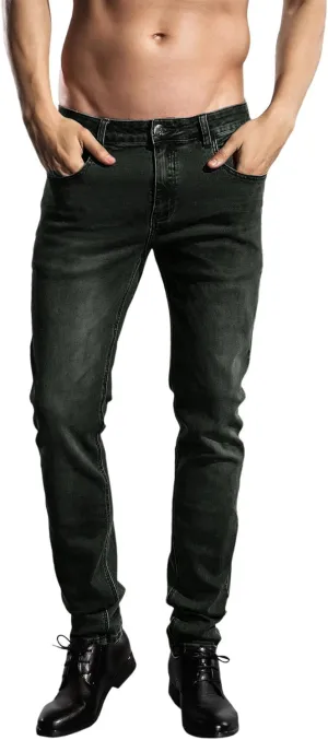 ZLZ Jeans Pants Slim Fit, Younger-Looking Fashionable Colorful Comfy Stretch Jeans Pants for Men, Skinny Jeans Stretch Fit ??